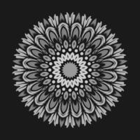 Mandala pattern art background free vector