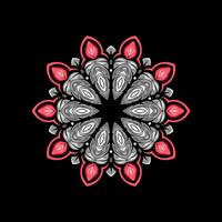 Mandala pattern art background free vector