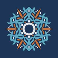 background with mandala frame Free Vector
