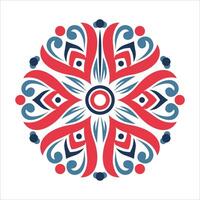 background with mandala frame Free Vector