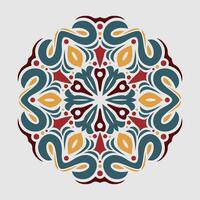 Mandala pattern art background free vector