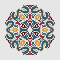 Mandala pattern art background free vector