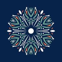 background with mandala frame Free Vector