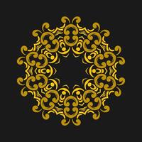 Mandala pattern art background free vector