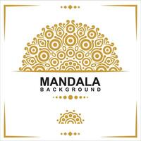 background with mandala frame Free Vector