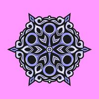 mandala modelo Arte antecedentes gratis vector