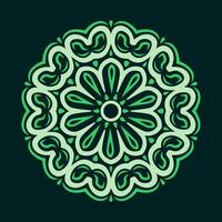 Mandala pattern art background free vector