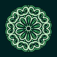 Mandala pattern art background free vector