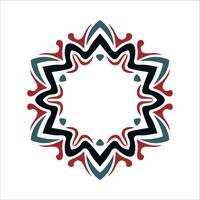 Mandala pattern art background free vector