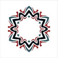 Mandala pattern art background free vector