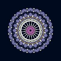 Mandala pattern art background free vector