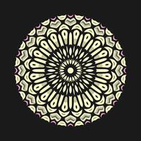 Mandala pattern art background free vector