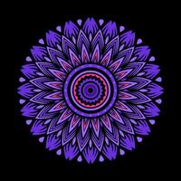 Mandala pattern art background free vector