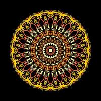 Mandala pattern art background free vector