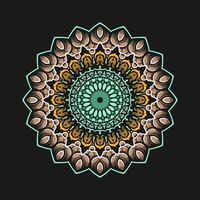 Mandala pattern art background free vector