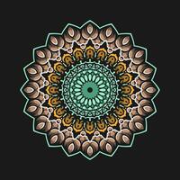 Mandala pattern art background free vector