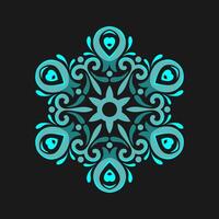 Mandala pattern art background free vector