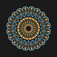 Mandala pattern art background free vector