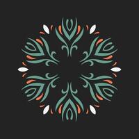 background with mandala frame Free Vector