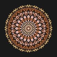 Mandala pattern art background free vector
