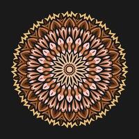 Mandala pattern art background free vector