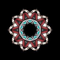 Mandala pattern art background free vector