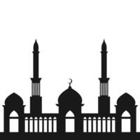 Islamic Mosque Silhouette vector