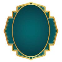 Golden Islamic Frame vector