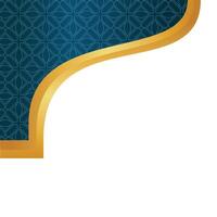 Islamic Corner Decoration vector