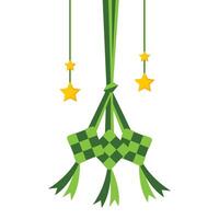 Ramadhan Ketupat Decoration vector