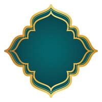 Golden Islamic Frame vector