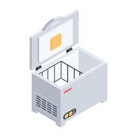 Home Appliances and Gadgets Isometric Icon vector