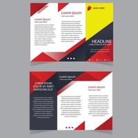 Creative Modern Corporate Tri-Fold Brochure Template Design vector