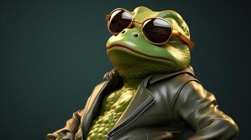 AI generated Stylish Toad illustration. photo