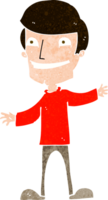 homem sorridente dos desenhos animados png