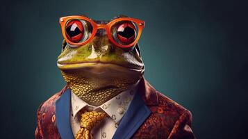 AI generated Stylish Toad illustration. photo