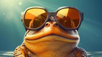 AI generated Stylish Toad illustration. photo