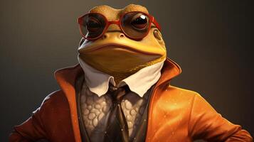 AI generated Stylish Toad illustration. photo