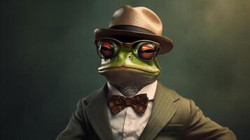 AI generated Stylish Toad illustration. photo