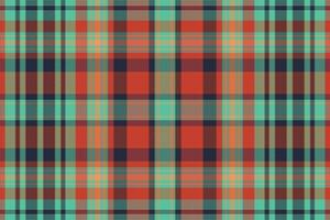 Tartan plaid pattern with texture and warm color. vector