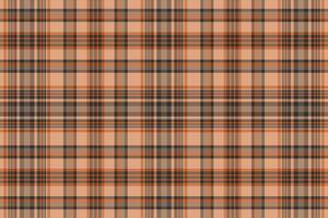 Tartan plaid pattern with texture and warm color. vector