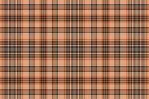 Tartan plaid pattern with texture and warm color. vector