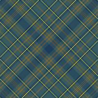 Tartan plaid pattern with texture and warm color. vector