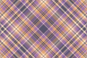 Tartan plaid pattern with texture and warm color. vector