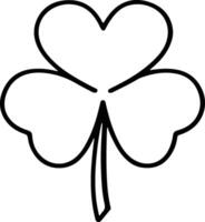 AI generated Irish clover traditional symbol of st Patricks day vector