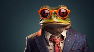 AI generated Stylish Toad illustration. photo