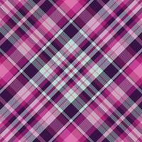 Tartan plaid pattern with texture and warm color. vector