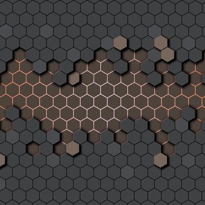 Honey comb background.