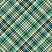 Tartan plaid pattern with texture and warm color. vector