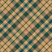 Tartan plaid pattern with texture and warm color. vector